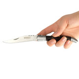 Couteau de poche, Homey's, Fieldpal, K2, acier inoxydable/bois dur, blister