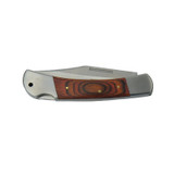 Couteau de poche, Homey's, Profjob K4, cran de sureté, acier inox/Micarta, boîte