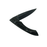 Couteau de poche, Homey's, Apache, cran de sureté, acier inoxydable/Titanium, noir, boîte