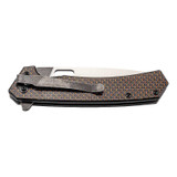 Couteau de poche à 1 mainPUMA TEC, Multicolore, acier inoxydable/fibre de carbone, boîte