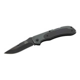 Couteau de poche, PUMA TEC, vert foncé, acier inoxydable/Aluminium+G10, boîte