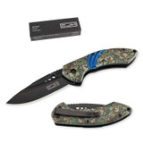 Reddingszakmes, Herbertz, CJH, Wood Camo, RVS/ABS, doos