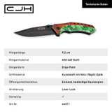 Zakmes, Herbertz, CJH, Wood Camo, RVS/ABS, doos