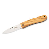 Zakmes, Herbertz, Selektion, 9cm, rond, RVS/Olijf, doos