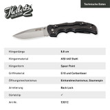 Zakmes, Herbertz, Selektion, RVS/Carbon+G10, 1-hand, doos