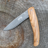 Couteau de poche, Herbertz, Selektion, Damas/Olivewood, boîte