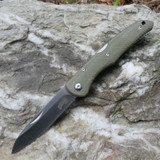 Zakmes, Herbertz, Selektion, groen, RVS/Micarta, doos