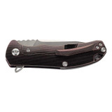 1-Hand zakmes, Herbertz, zwart, RVS/Titanium, doos