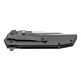 1-Hand zakmes, Herbertz, Carbon, RVS/G10, doos
