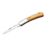 Zakmes, Herbertz, zwart, 7.5cm, RVS/Olijfhout, doos