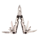 Multitool, Herbertz, 11f, RVS/RVS, nylon etui, doos