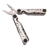 Multitool, Herbertz, 11f, RVS/RVS, nylon etui, doos