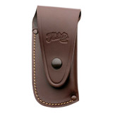 Riemetui, Herbertz, bruin leer, 11/13cm, knop, doos