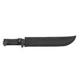 Machete, Homey's, glad, rubber/zwart staal, etui