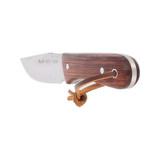 Couteau de chasse,Muela,Bison,acier inoxydable/bois,lisse,et.cuir