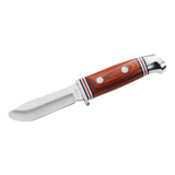 Couteau d'extérieur pour enfants, Herbertz, acier inoxydable/bois de pakka, étui, blister