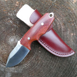 Jachtmes, Herbertz, Selektion, RVS/Sandelhout, etui, doos