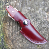 Jachtmes, Herbertz, Selektion, RVS/Sandelhout, etui, doos