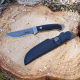 Jachtmes, Herbertz, Selektion, Damast/Pakkahout, doos