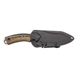 Couteau de chasse, Herbertz, TOP, orange, acier inoxydable/G10, étui, boîte