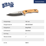 Outdoormes, Herbertz, RVS/Zebrahout, Nylon etui, doos