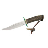 Couteau de chasse,Muela,Cazorla,acier inoxydable/ corne,et.cuir