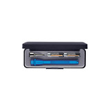 Zaklamp,Mag-Lite,MiniAAA,blauw alumin.,cass.