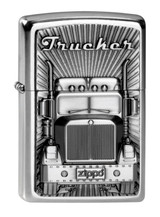 Briquet, Zippo, OnTheRoad, Trucker, street chrome, windbest.