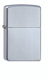 Briquet,Zippo,Regular,Satin Chrome,métal,coupe-vent