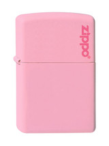 Aansteker,Zippo,Regular,Pink Matte Logo,metaal,windbest.