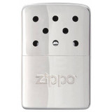 Handwarmer, Zippo, Chroom, 6 uur, navulbaar, kaart
