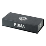 Couteau de poche à 1 mainPUMA TEC, noir, acier inoxydable/G10, 20cm, boîte