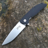 Zakmes, Herbertz, Selektion, zwart, 8 cm, 440 RVS/G10, doos