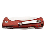 Zakmes, Herbertz, roodbruin, 9 cm, RVS/Pakkahout, doos