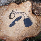 Outdoormes, Herbertz, zwart, RVS/G10, kunststof schede, doos