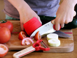 Kinderkeukenset, Opinel Le Petit Chef, 3-delig, hout, rood