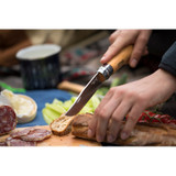 Zakmes, Opinel, N°12 Inox, gekarteld, beukenhout, doos