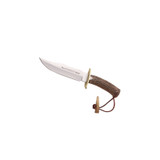Jachtmes, Muela, Gredos 17, RVS/hertshoorn, leren etui