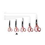 Kleermakersschaar, Homey's, Elastodur, kartel, 21 cm, kaart