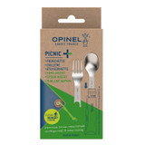 Set de couverts pour l'extérieur, Opinel, Picnic Plus, 3 pièces, boîte