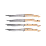 Set de couteaux à steak 4 pièces, Homey's Bokträ, dentelé, 13cm, boîte