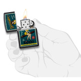 Briquet, Zippo, Cigar Girl, noir mat, boîte