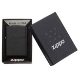 Briquet, Zippo, Classic, noir craquelé, boîte