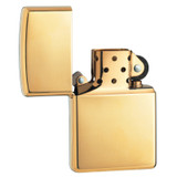 Briquet, Zippo, laiton poli, boîte