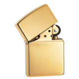 Briquet, Zippo, laiton poli, boîte