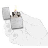 Briquet, Zippo, Linen Weave, boîte