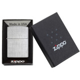 Briquet, Zippo, Linen Weave, boîte