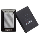 Briquet, Zippo, Diagonal Weave Chrome, boîte