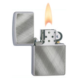 Briquet, Zippo, Diagonal Weave Chrome, boîte