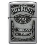 Aansteker, Zippo, Jack Daniel's, Polished Chrome, doos Aansteker, Zippo, Jack Daniel's, Polished Chrome, doos